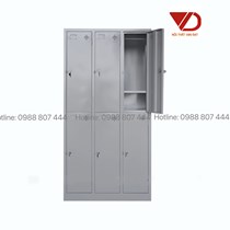 Tủ LOCKER 6C-3K QA (có cây treo áo, mỗi ngăn có 1 đợt cố định)
